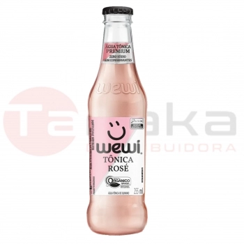 WEWI AGUA TONICA ORGANICA ROSE GARRAFA 255ML
