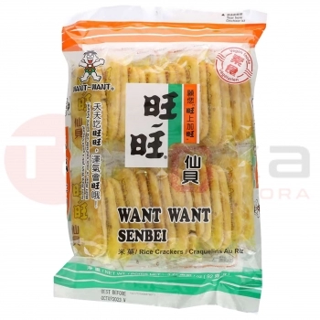 WANT WANT BISCOITO DE ARROZ SENBEI TENKA (AGRIDOCE) 92G
