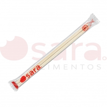 HASHI REDONDO OSARA 5 MM 50 PARES LACRE BRANCO