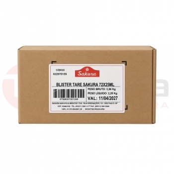BLISTER DE TARE SAKURA 72X25ML