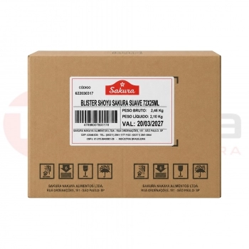 BLISTER SHOYU SAKURA SUAVE 72 X 25 ML