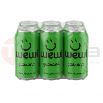 WEWI GUARANA NATURAL ZERO LATA 350ML