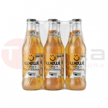 WEWI AGUA TONICA ORGANICA TANGERINA GARRAFA 255ML