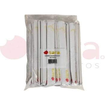 HASHI CHANFRADO OSARA 100 PARES (PAPEL)