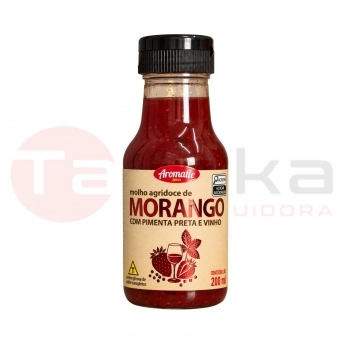 MOLHO AGRIDOCE DE MORANGO COM AROMA DE VINHO 6X200 ML