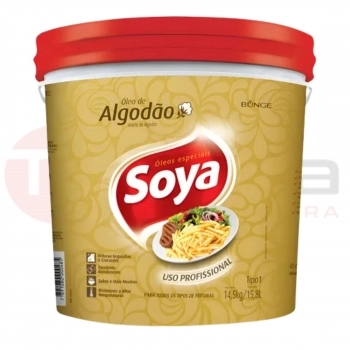 OLEO DE ALGODAO SOYA 15,8 LTS / 14.5 KGS