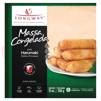 MASSA CONGELADA 200G LONG WAY 12 FOLHAS