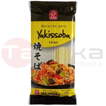 MACARRÃO ALFA YAKISSOBA LARGO 500G