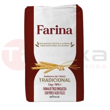 FARINHA TRIGO T1 FARINA 5KG PLA