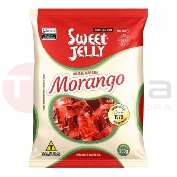 BALAS SWEET JELLY 200 GRS MORANGO