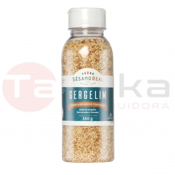 GERGELIM DESCASCADO TOSTADO 160G SESAMO REAL