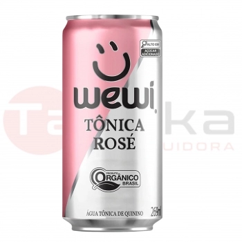 WEWI AGUA TONICA ORGANICA ROSE LATA 269ML