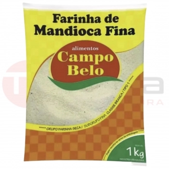 FARINHA DE MANDIOCA FINA CAMPO BELO 1KG