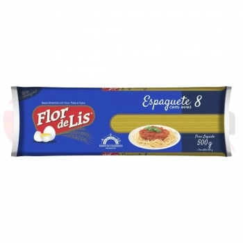 MACARRÃO ESPAGUETE FLOR DE LIS 500G