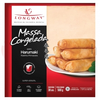 MASSA DE HARUMAKI LONG WAY 20X20 500G